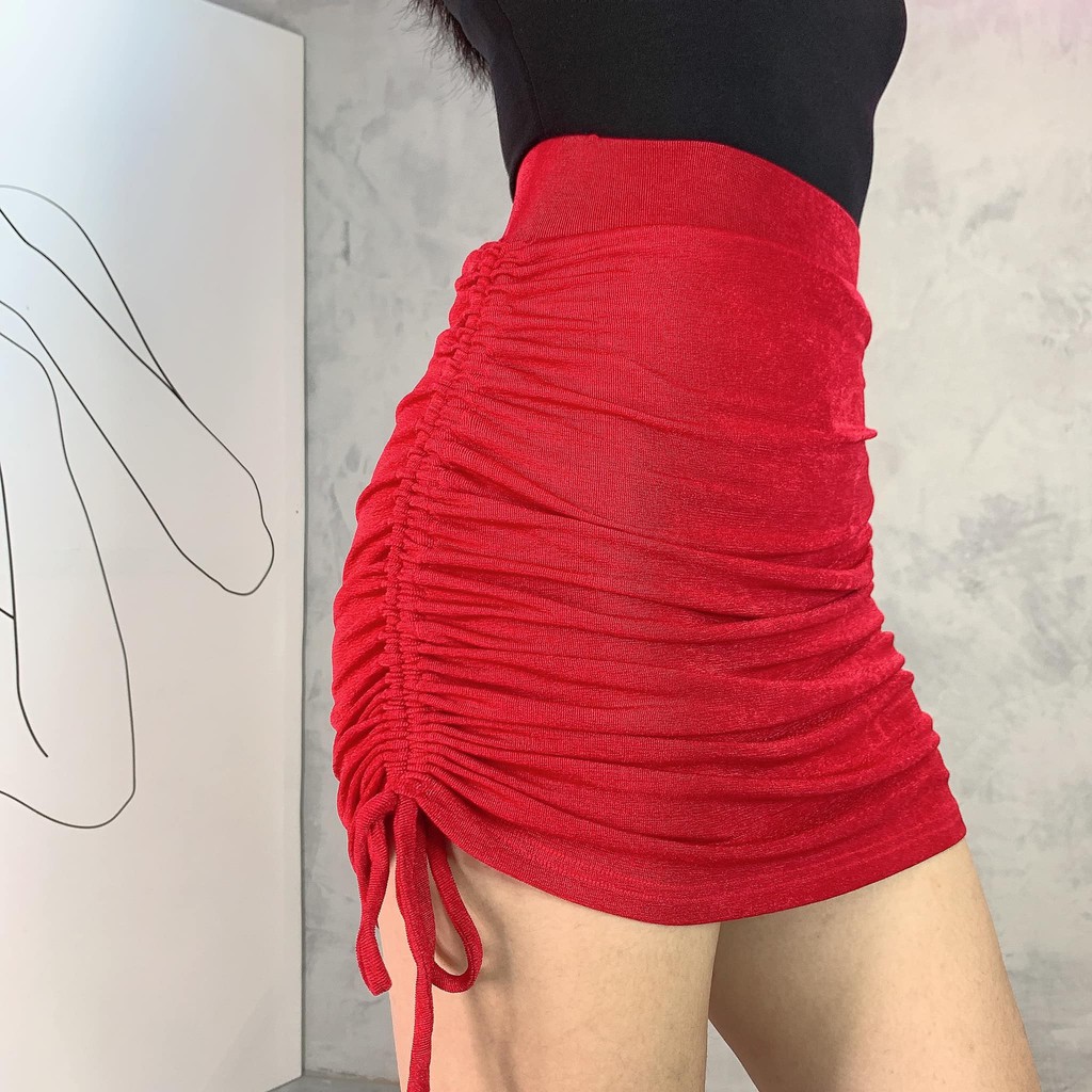 Chân Váy Nhún Nữ BUSY Cotton Thun Nhúng Co Giãn CVN | BigBuy360 - bigbuy360.vn