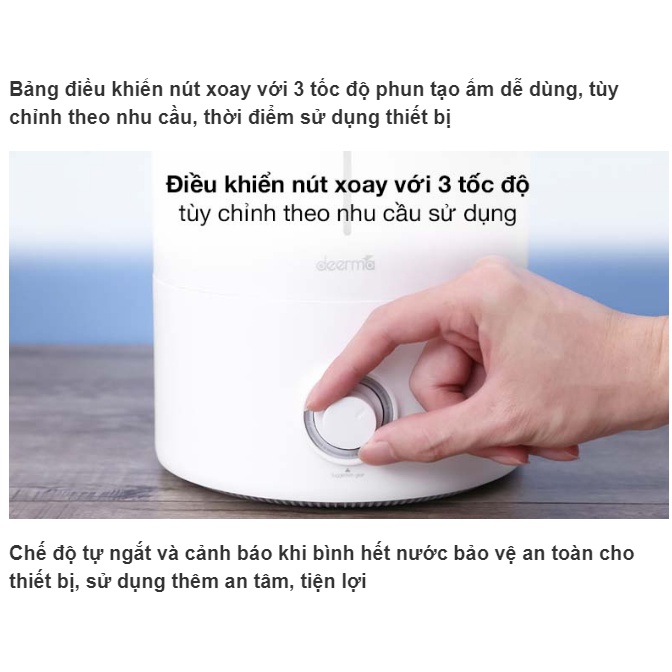 HOẢ TỐC | Máy tạo độ ẩm XIAOMI DEERMA F628S | F628 | F600 | F325 | Máy tạo ẩm khuếch tán tinh dầu DEERMA | MIHOANGGIA