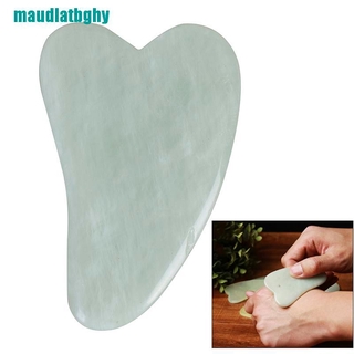 Dụng cụ cạo gió mát xa mặt bằng đá ngọc bích tự nhiên