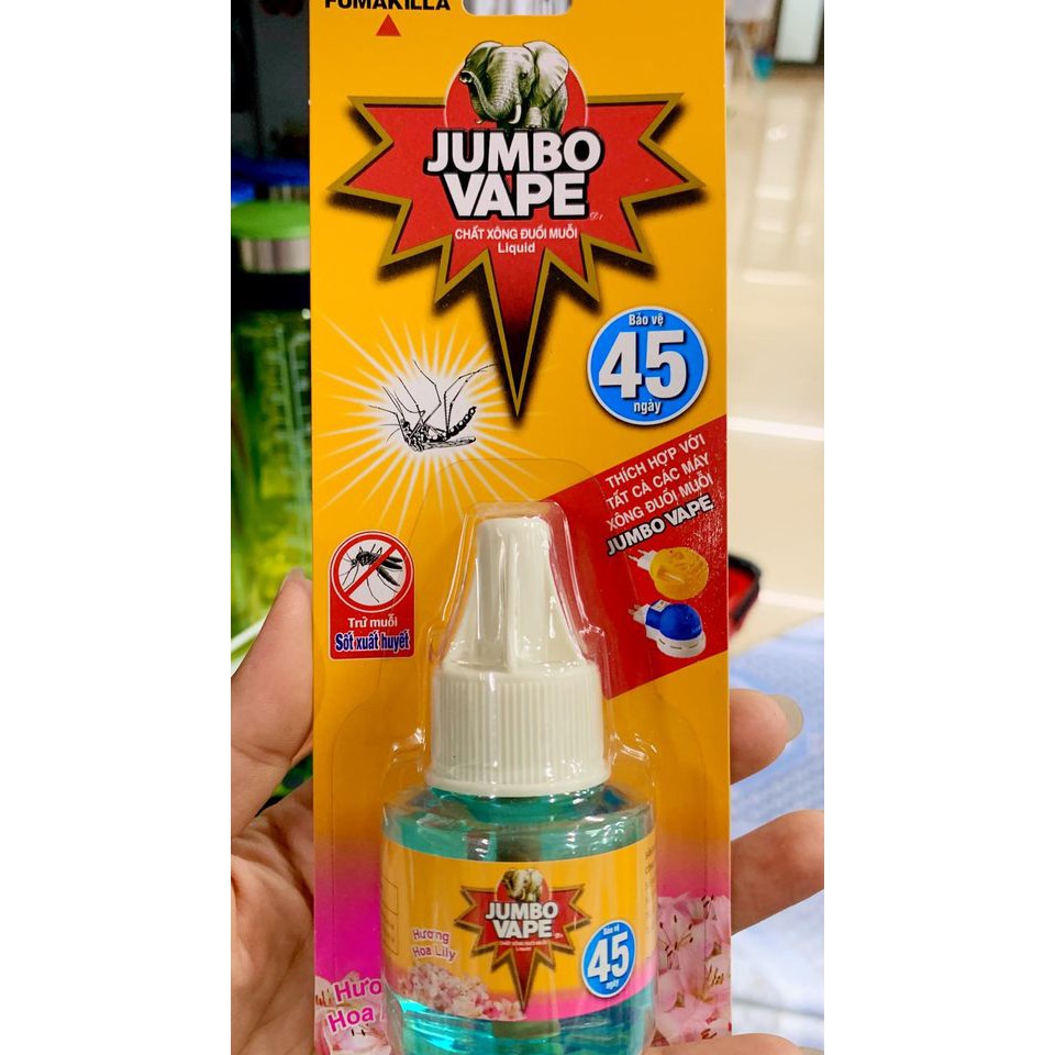 Tinh dầu xông đuổi muỗi Jumbo Vape của công ty Nhật bản