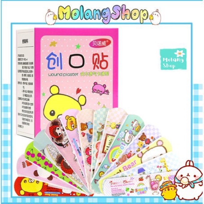 Hộp 100 Miếng urgo Ago Băng Cá Nhân Hoạt hình cute