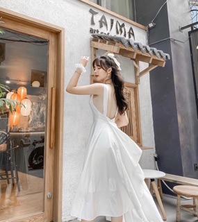 ĐẦM MAXI HAI DÂY ĐUÔI CÁ