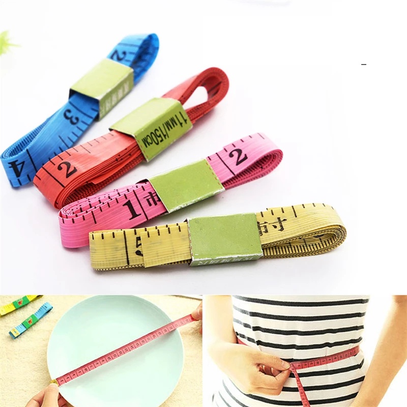 Thước Dây Đo Cơ Thể Mềm Mại Màu Ngẫu Nhiên 150cm/60&quot; Cho Thợ May