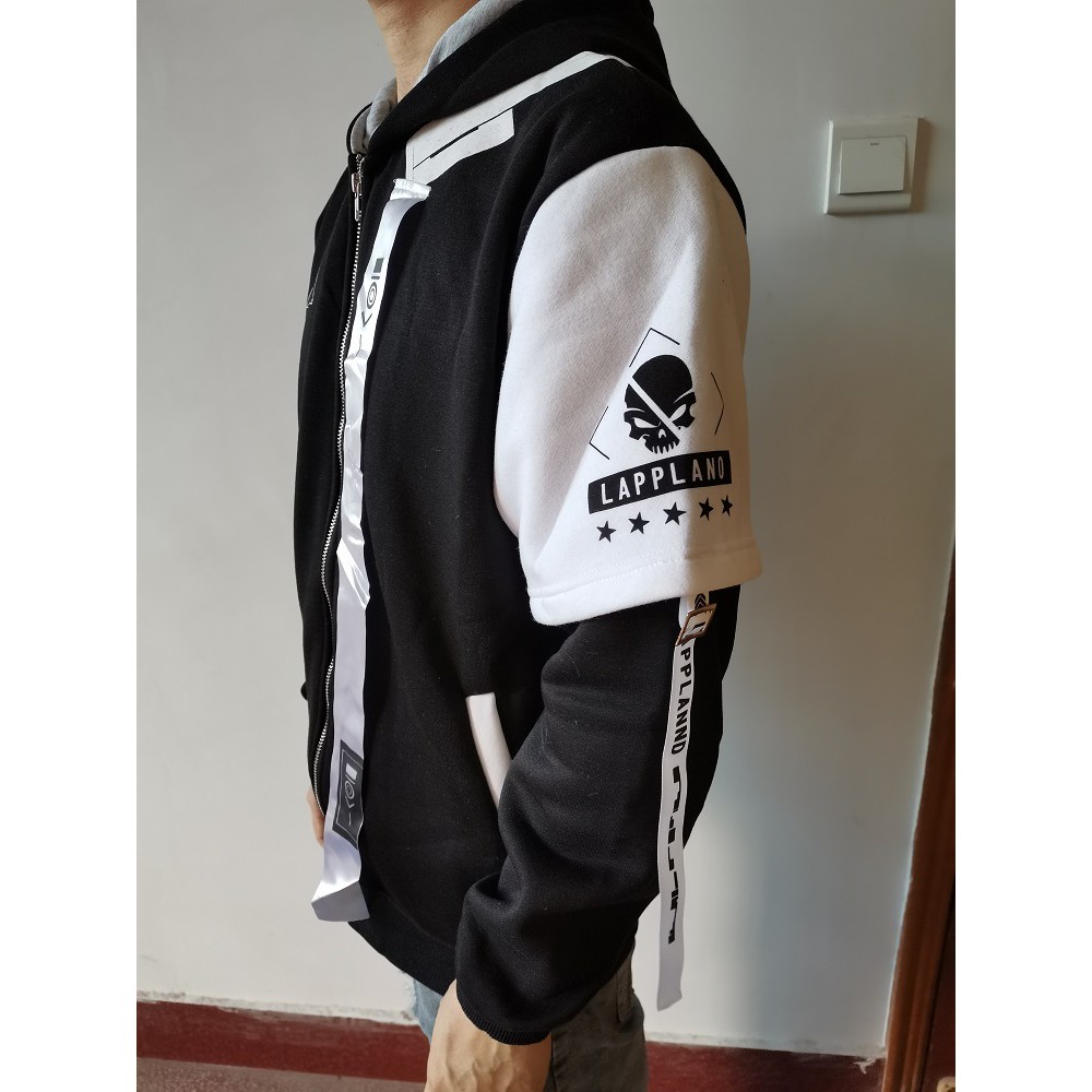 Áo Khoác Hoodie Tay Dài Có Khóa Kéo Hóa Trang Nhân Vật Arknights