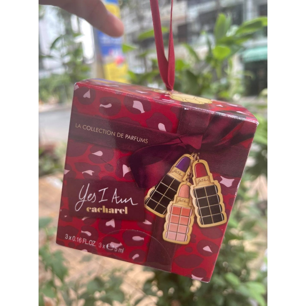 Set nước hoa 3 x 5ml Cacharel Yes I am