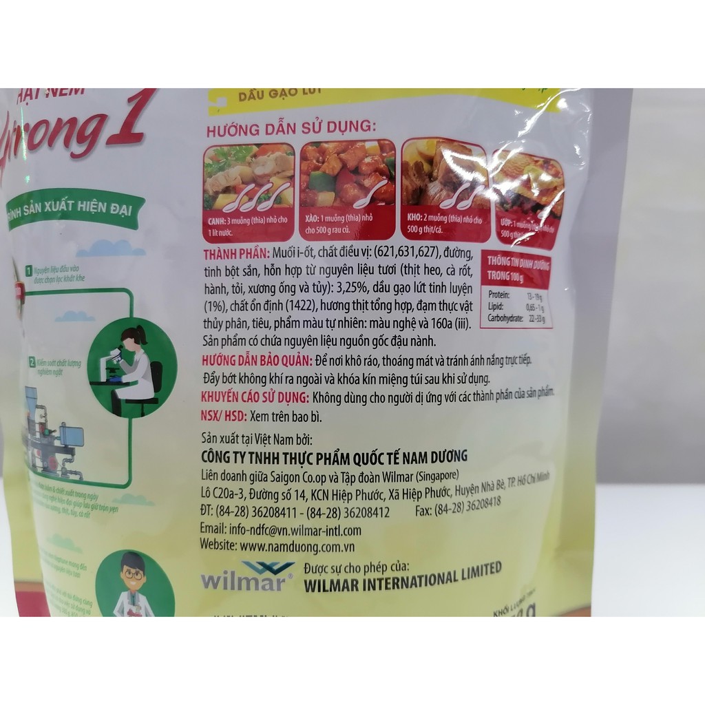 [Túi 850g – VỊ HEO] HẠT NÊM 4 TRONG 1 [VN] NEPTUNE Pork Seasoning