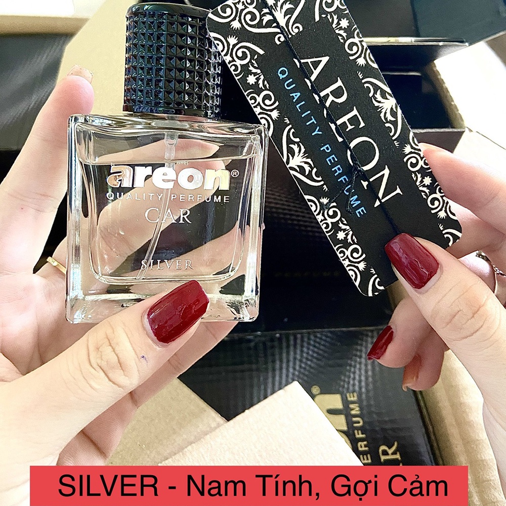 Nước Hoa Ô Tô Cao Cấp Areon Car Perfume Hương Silver