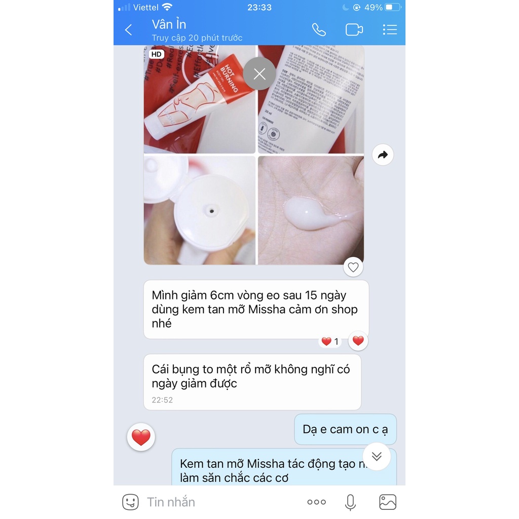 Missha Hot Burning - Gel Kem Tan Mỡ Bụng Đùi Hàn Quốc | BigBuy360 - bigbuy360.vn