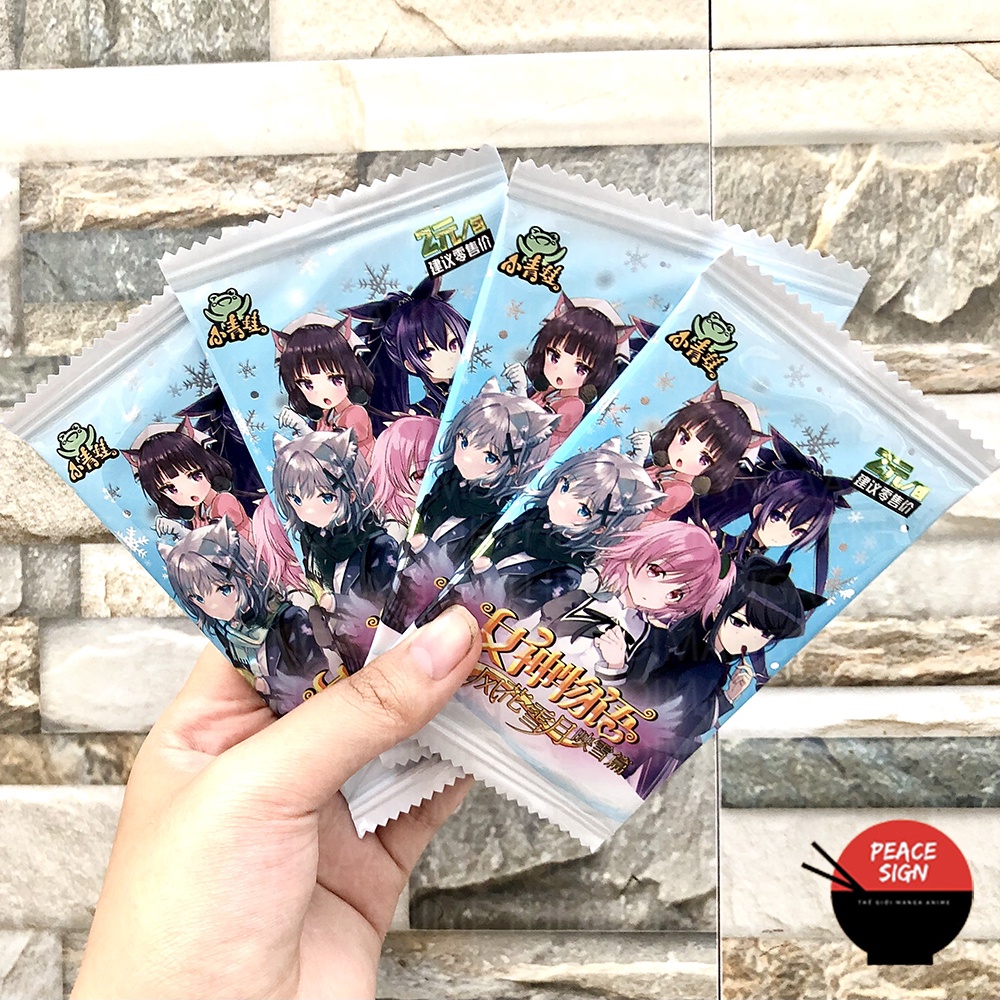 ( M25 ) Set card thẻ ANIME GIRL thiếu nữ nhân vật anime waifu chibi gacha ảnh nhân phẩm chibi