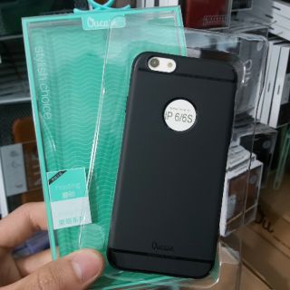 Ốp lưng Ou Case cho iphone 6/6s silicon dẻo màu đen