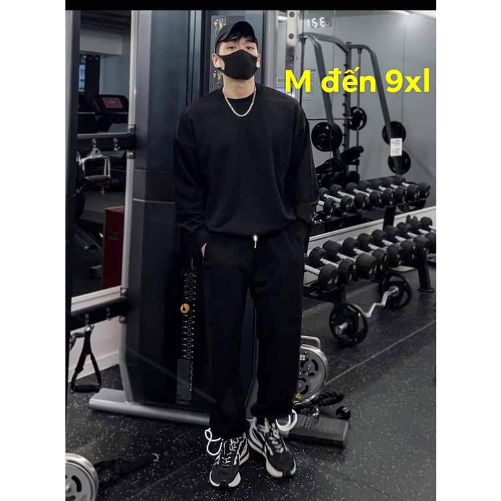 Bộ nỉ nam ( có bigsize) trơn, thu đông chất nỉ đẹp