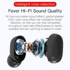 Tai Nghe Bluetooth Vtuoge Xiaomi Redmi Airdots, Tai Nghe Nhét Tai Không Dây TWS Chống Nước, Chống Ồn, Có Micro Rảnh Tay