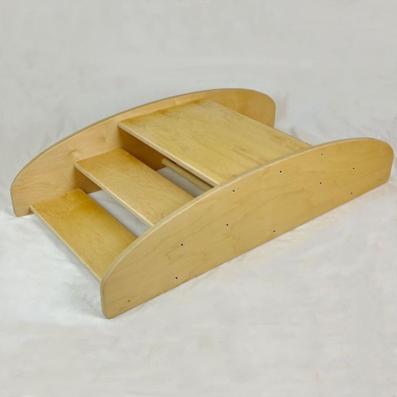 RADKids, Cầu thang kết hợp thuyền bập bênh bằng gỗ CLM_002, 55x117x30cm, Scandi Home