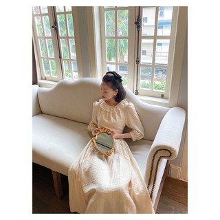 Váy ren trắng Vintage cổ điển