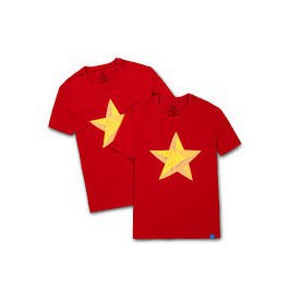 Áo cờ đỏ sao vàng Áo Việt Nam hàng loại 1 chất côton