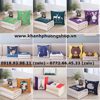 gối ngủ văn phòng 2 in 1