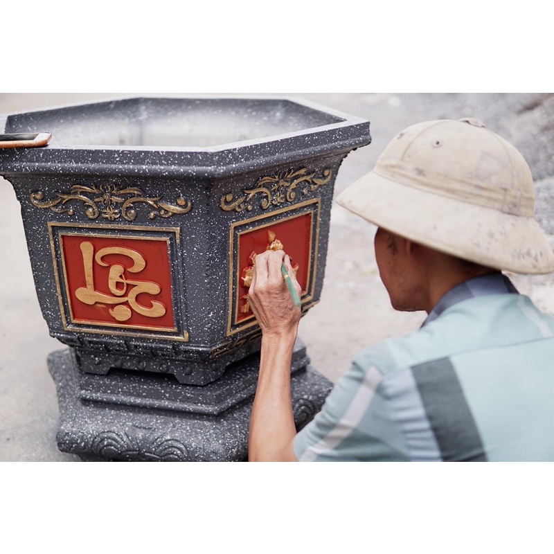Khuôn làm chậu lục giác 60 nhựa ABS Việt Nam có lòng trong
