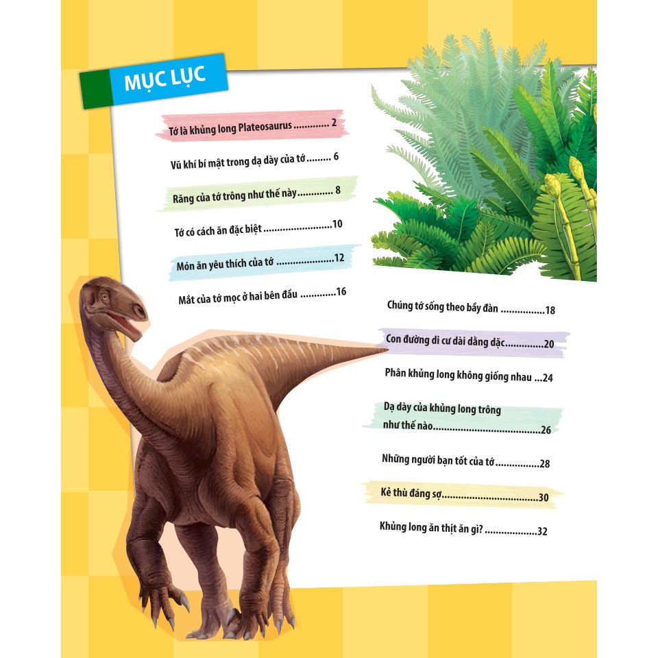 Sách-Kiến thức về khủng long-Tại sao khủng long Plateosaurus lại ăn đá? Đặc tính ăn uống và tiêu hóa của khủng long