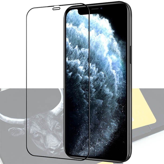 Kính cường lực iPhone 12 Pro Max / 12 / 12 Pro / 12 Mini MiPow Kingbull HD Premium - BJ211S (Silk) - Hàng Chính Hãng