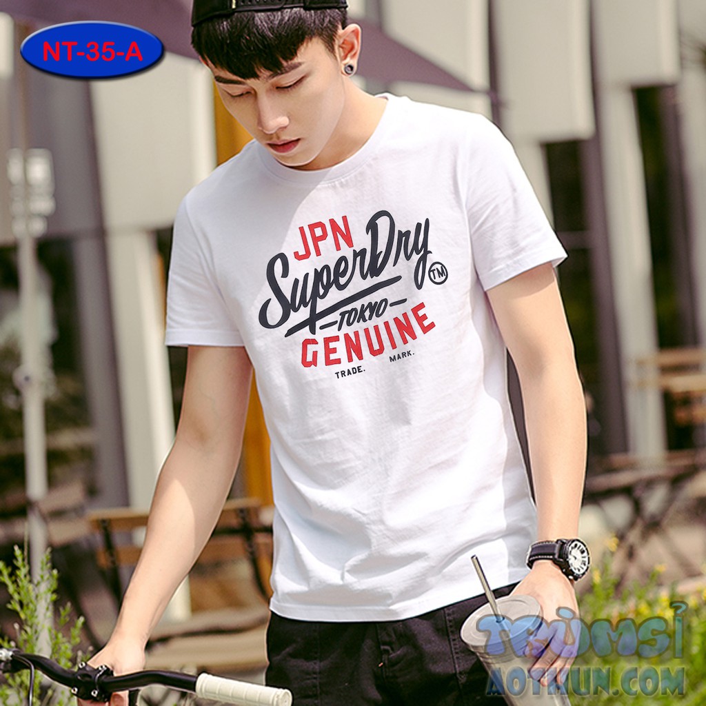 Áo thun nam ngắn tay giá sỉ 35k NT-35-A