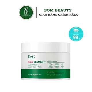 Pad dưỡng dịu da Dr.G drg Red Blemish Clear Quick Soothing Pads 70ea