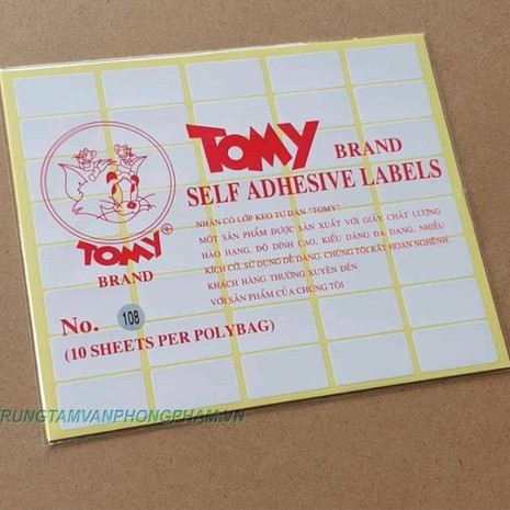 Giấy Decal Tommy A5-105,108