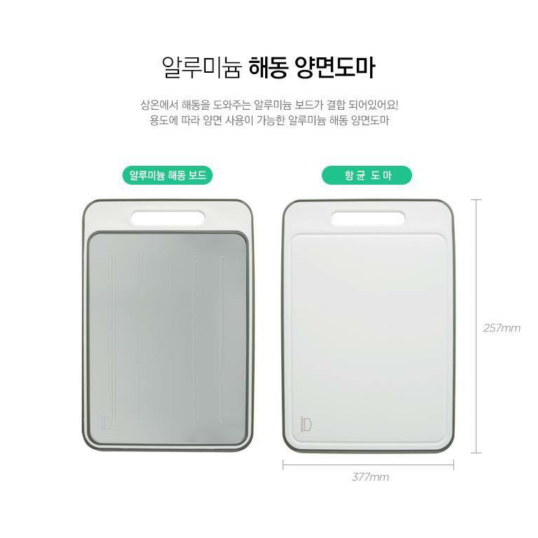 Thớt Rã Đông Hai Mặt Nhôm Và Nhựa Lock&Lock CSC411