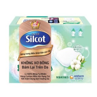 2 Hộp Bông trang điểm cao cấp Silcot Premium 66 miếng/hộp