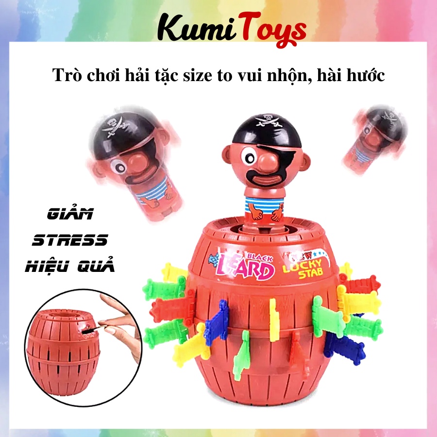 Đồ chơi cướp biển hải tặc cỡ lớn cho bé thư giãn vui nhộn Kumi toys
