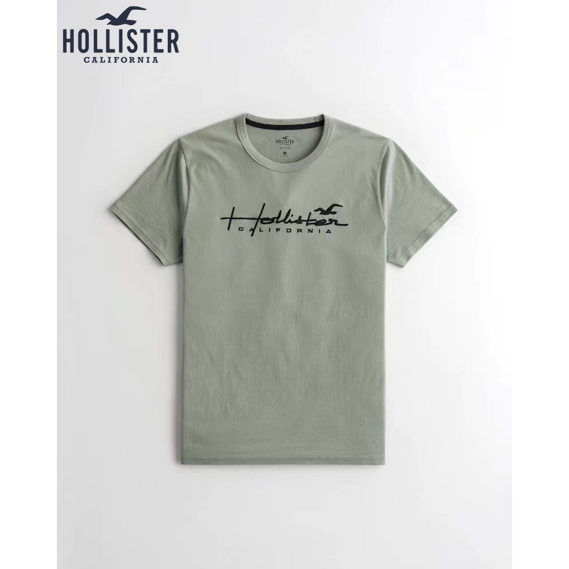 Áo Thun Nam Tay Ngắn Thêu Hình Hoco Hollister Độc Đáo 2022