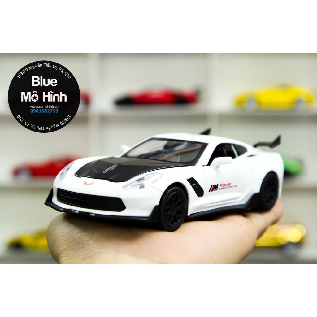 Blue mô hình | Xe mô hình Chevrolet Corvette 1:32