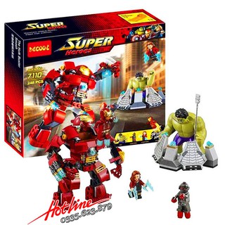 Bộ Lego Xếp Hình Ninjago Người Sắt – Robot Iron Man. Gồm 248 chi tiết. Lego Ninjago Lắp Ráp Đồ Chơi Cho Bé.