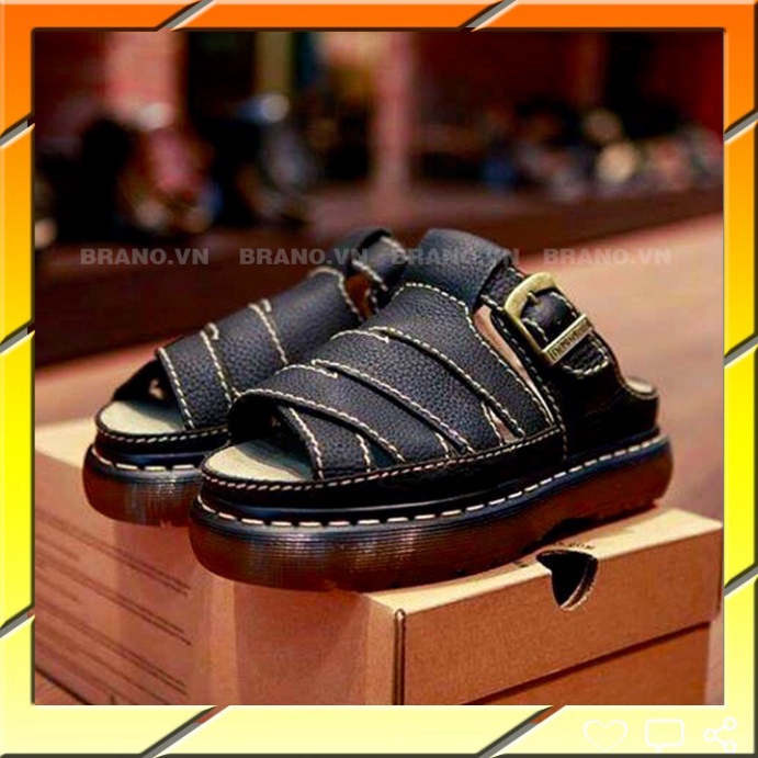 Dép Dr 2007 da bò thật bảo hành 12 tháng
