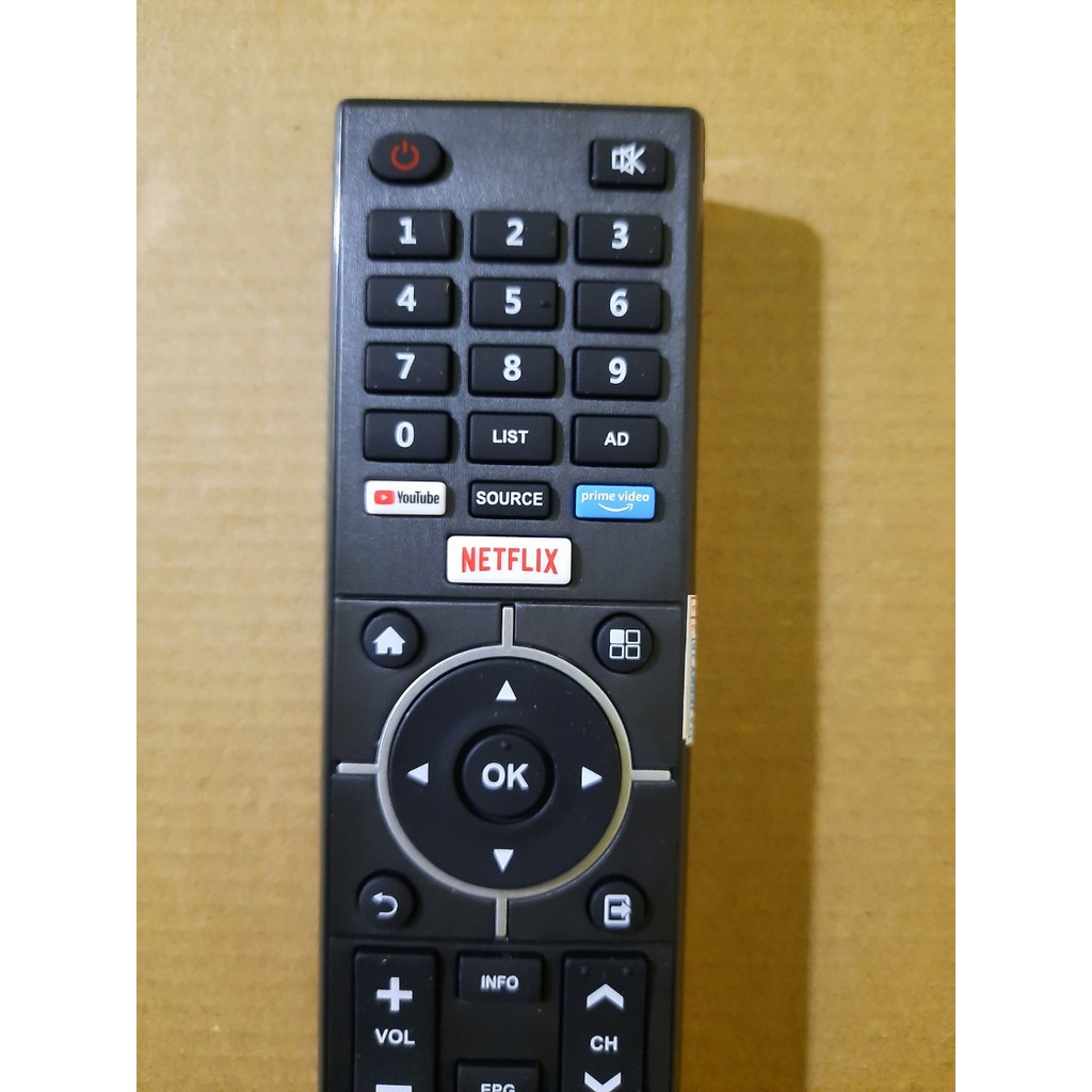 Remote Điều khiển TV Casper- Hàng chính hãng Casper mới 100% Tặng kèm Pin