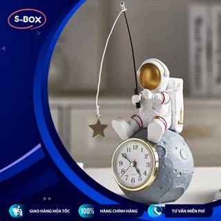 Đồng hồ để bàn SBox đồng hồ decor phi hành gia - sp 33