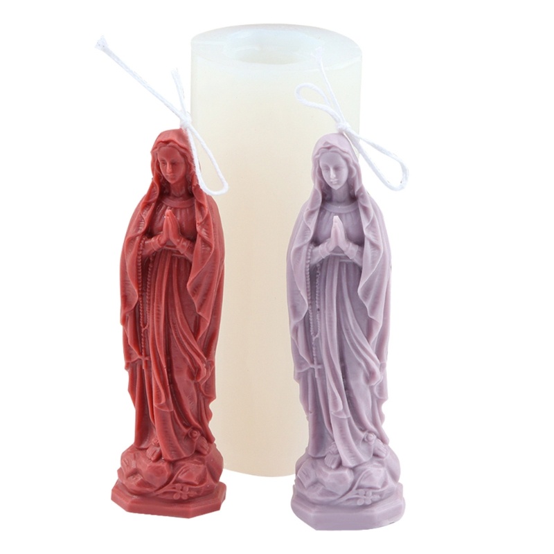 Khuôn Silicone Làm Nến Thạch Cao Điêu Khắc Thủ Công