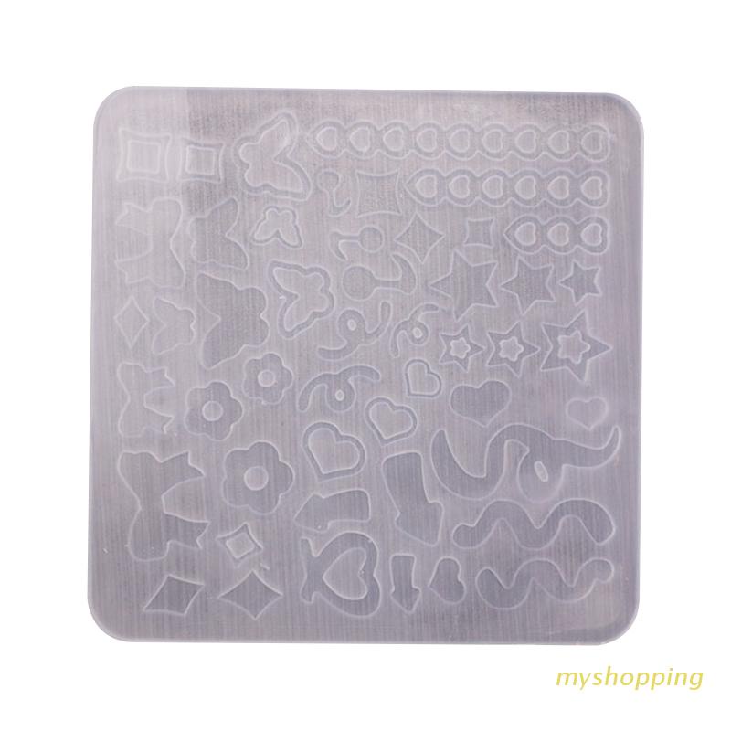Khuôn Silicone Làm Móc Khóa Resin Cát Chảy Pha Lê