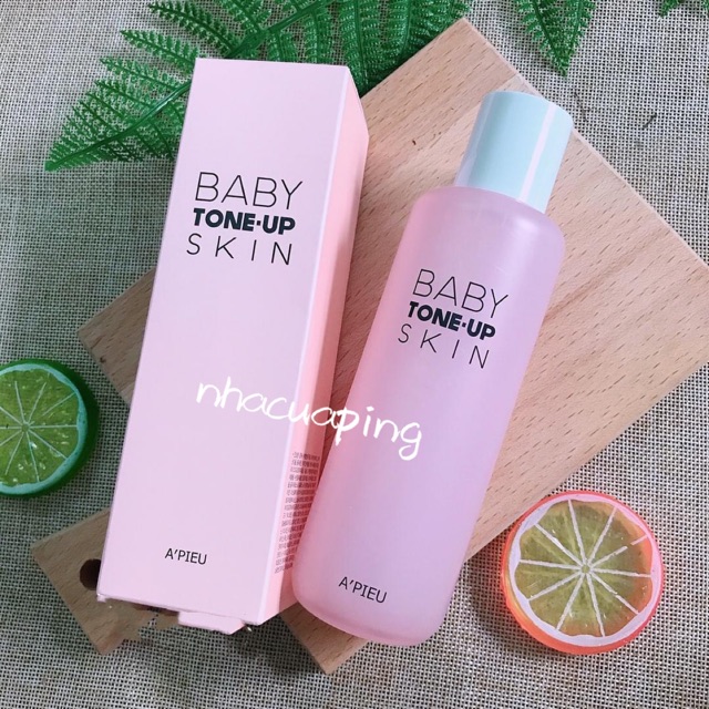 NƯỚC HOA HỒNG LÀM SÁNG DA -  CẤP ẨM - NÂNG TONE DA BABY TONE - UP SKIN A'PIEU