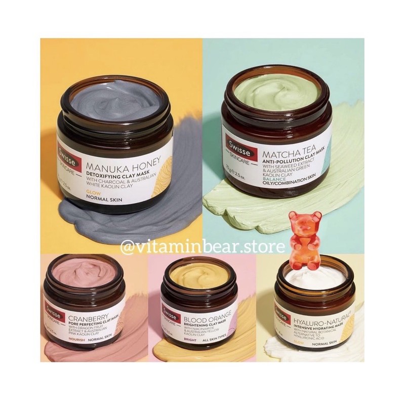 mặt nạ đất sét swisse hàng sẵn