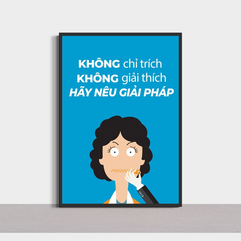 🔥Hot Deal🔥  15 Tranh Động Lực - Tranh Slogan Trang Trí Văn Phòng - Nhận Thiết Kế Tranh Canvas Theo Yêu Cầu CV-046