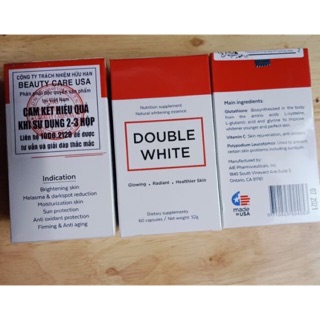 DOUBLE White viên uống trắng da
