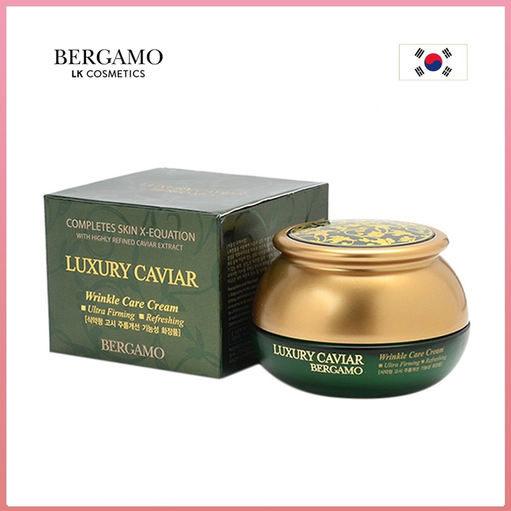 Kem Dưỡng Ẩm, Mờ Nám Bergamo Luxury Caviar Wrinkle Care Cream 50g