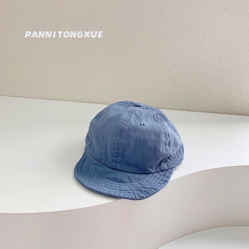 Mũ Lưỡi Trai Mềm Thoáng Khí Màu Kẹo Đơn Giản Thời Trang Mùa Hè Cho Bé