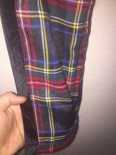 Quần plaid pant