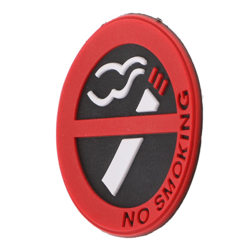 Miếng Dán Logo Cảnh Báo Tự Dính Trang Trí Xe Hơi In Chữ WIN NO SMOKING