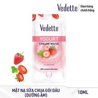 Mặt nạ kem sữa chua vedette dâu 10ml