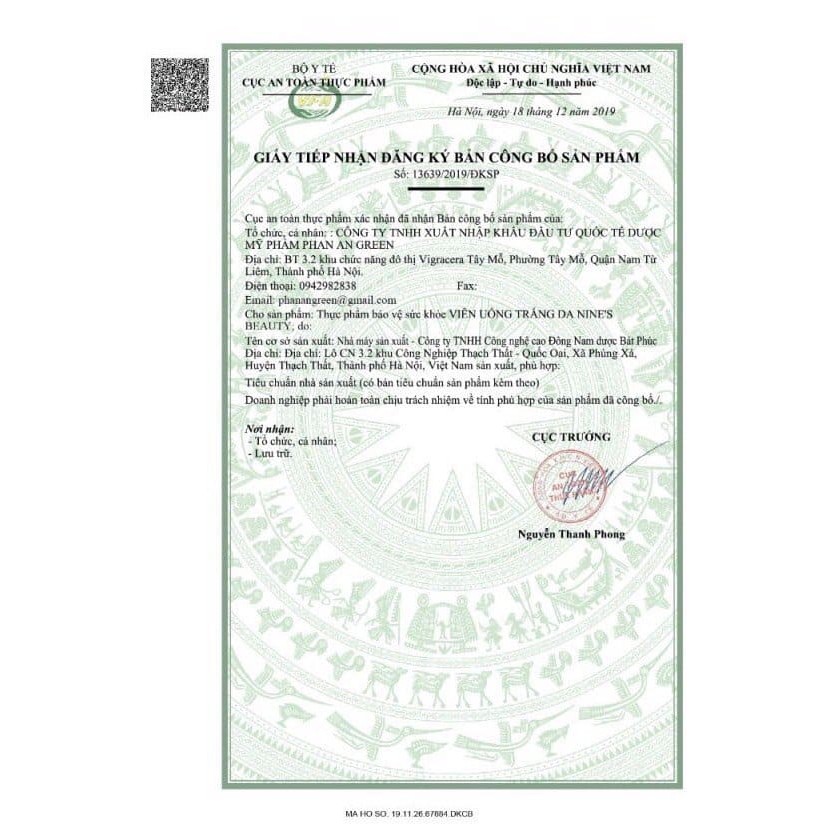 Hộp Viên uống trắng da Nine's Beauty chính hãng tăng cường độ ẩm và đàn hồi cho da giúp da toàn thân trắng mịn tự nhiên | BigBuy360 - bigbuy360.vn