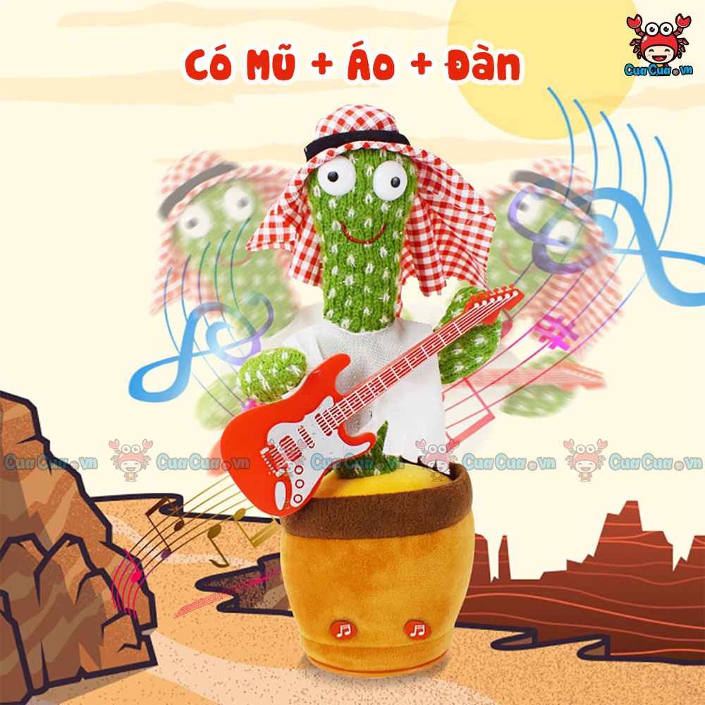 Xương rồng nhảy múa, biết nói biết hát nhại tiếng việt (Cây xương rồng đồ chơi trẻ em uốn éo vui nhộn cho bé học nói)
