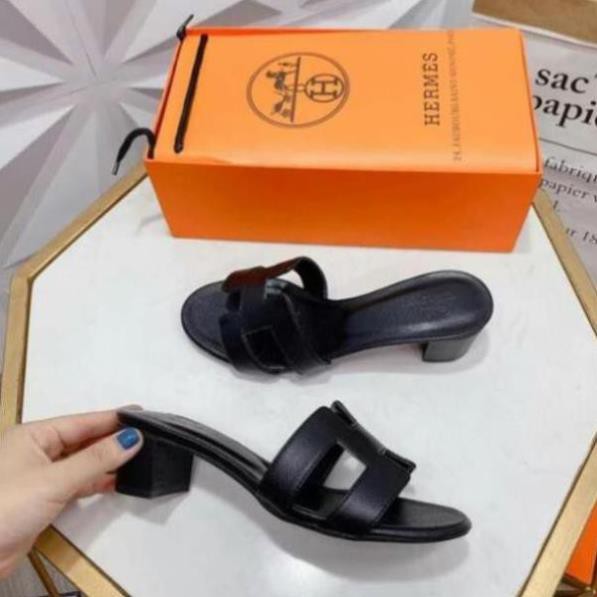 𝐓ế𝐭 Xả Sale ( 2020 . * ^ ) Guốc dép cao gót hm có hộp cao cấp . ^ new2021 '