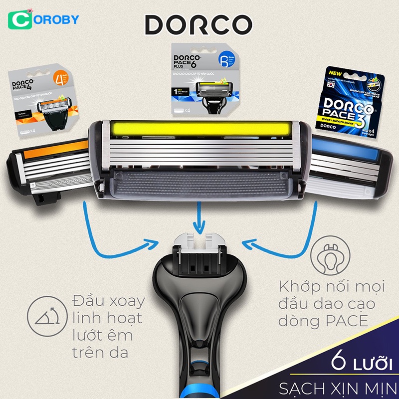 Lưỡi dao cạo râu cao cấp từ hàn quốc dao cạo Dorco cực sắc chính hãng